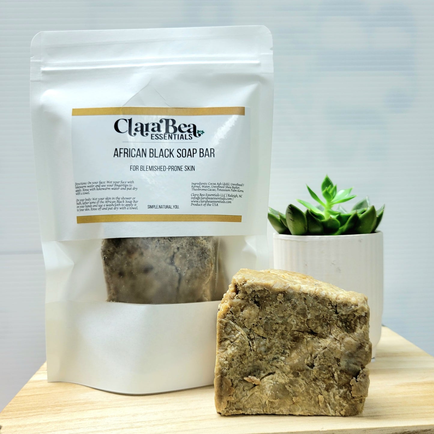 African Black Soap Bar