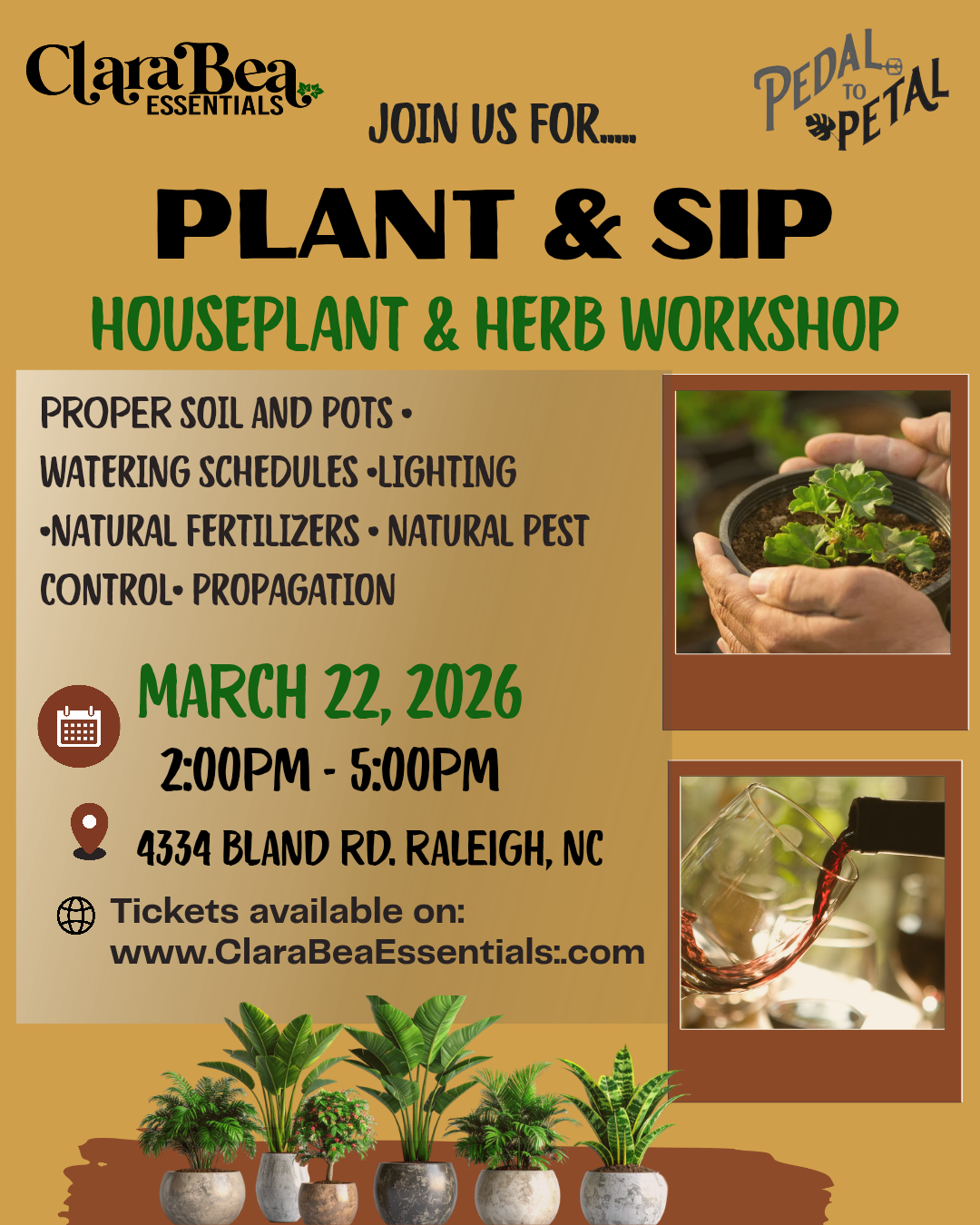 Plant and Sip - Herbal Edition with Pedal 2 Petal