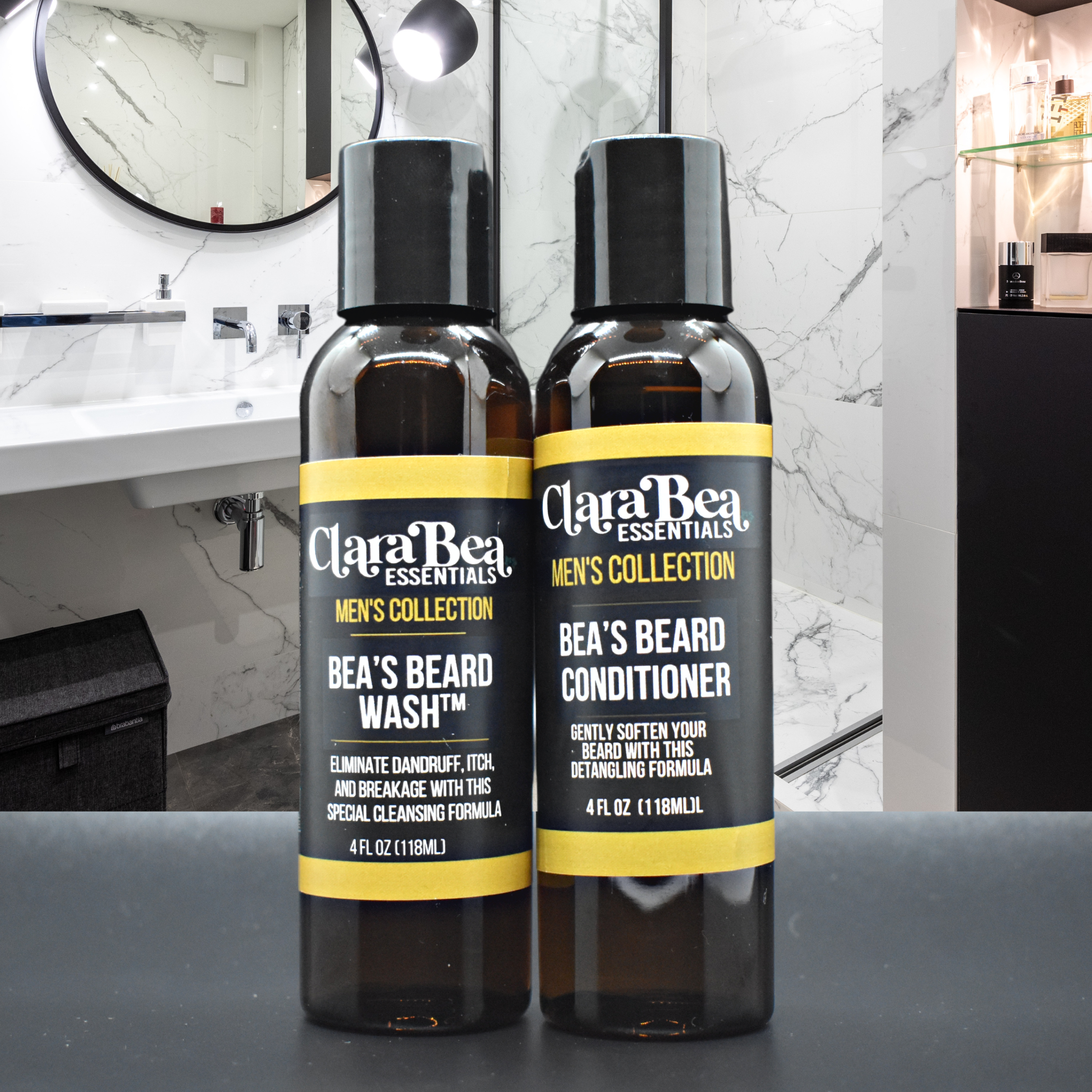 Bea First Set Bea’s Beard Wash & Conditioner Set – Clara Bea Essentials
